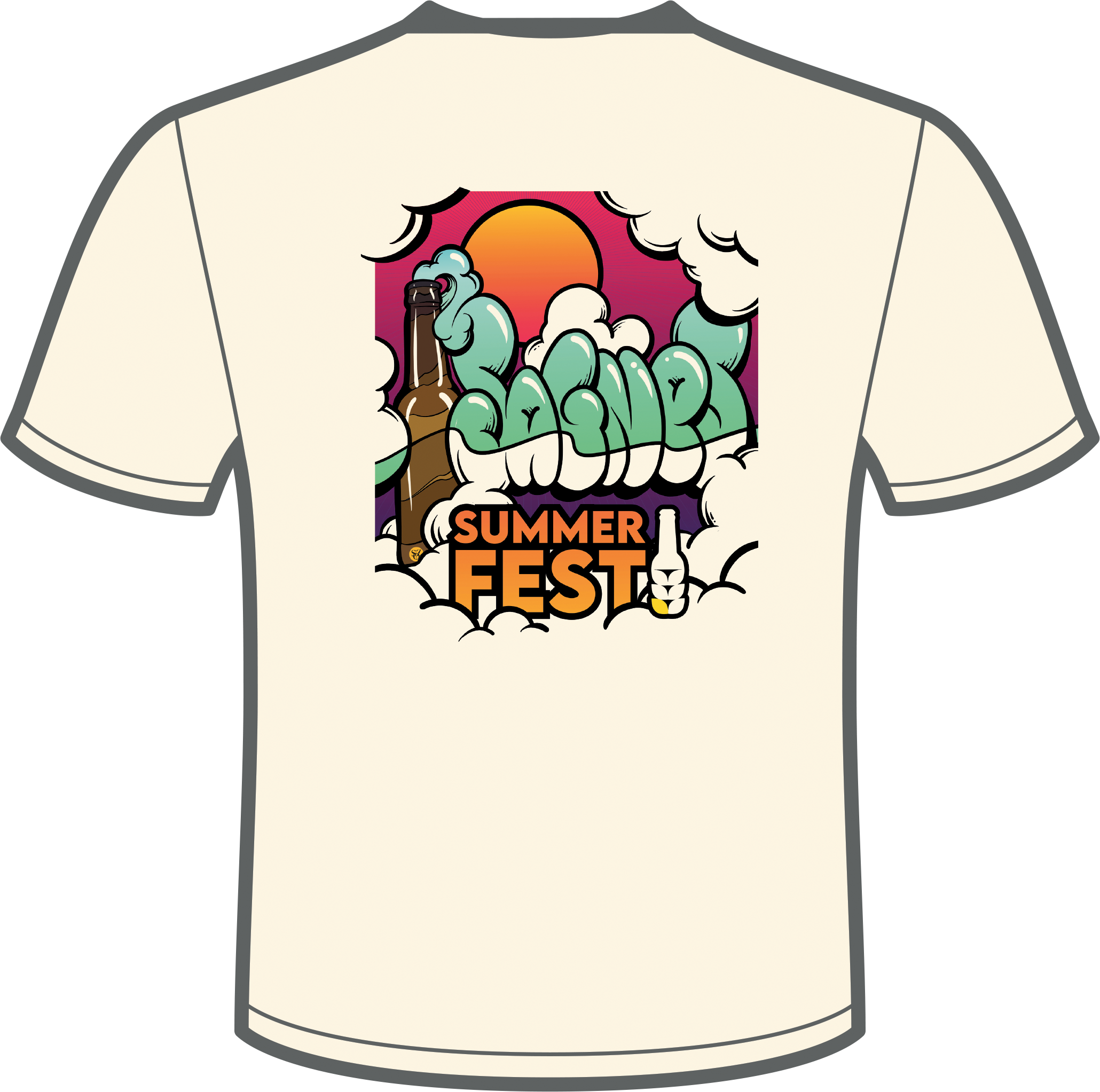 T-shirt Sagnes Summer Fest 2023